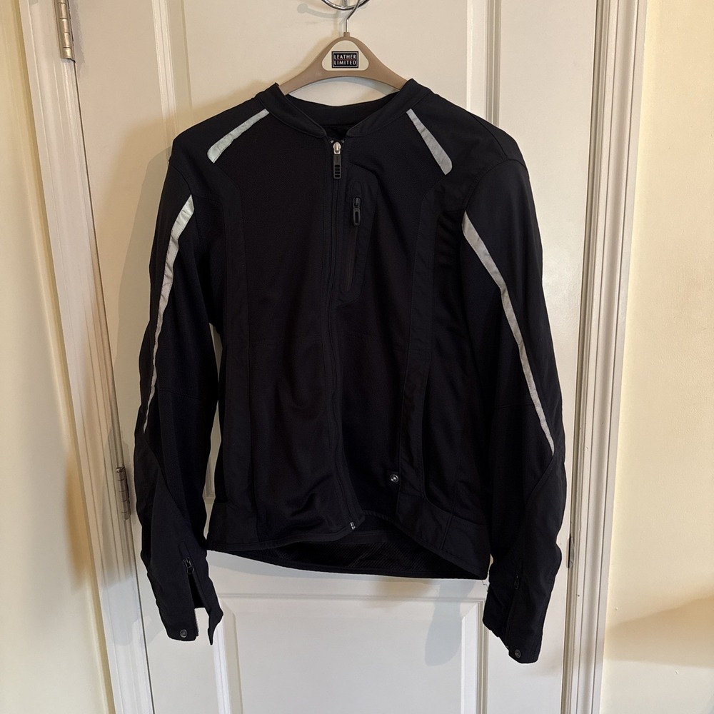 BMW Motorrad Venting Mesh Motorcycle Jacket Sz 2XL Gray Black Cordura Armored